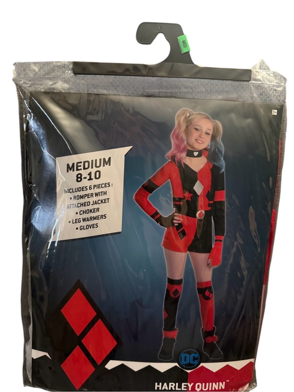 Harley Quinn Costume M 8-10